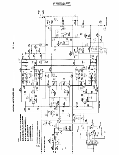 QSC Series Three  3500 Graph for repair